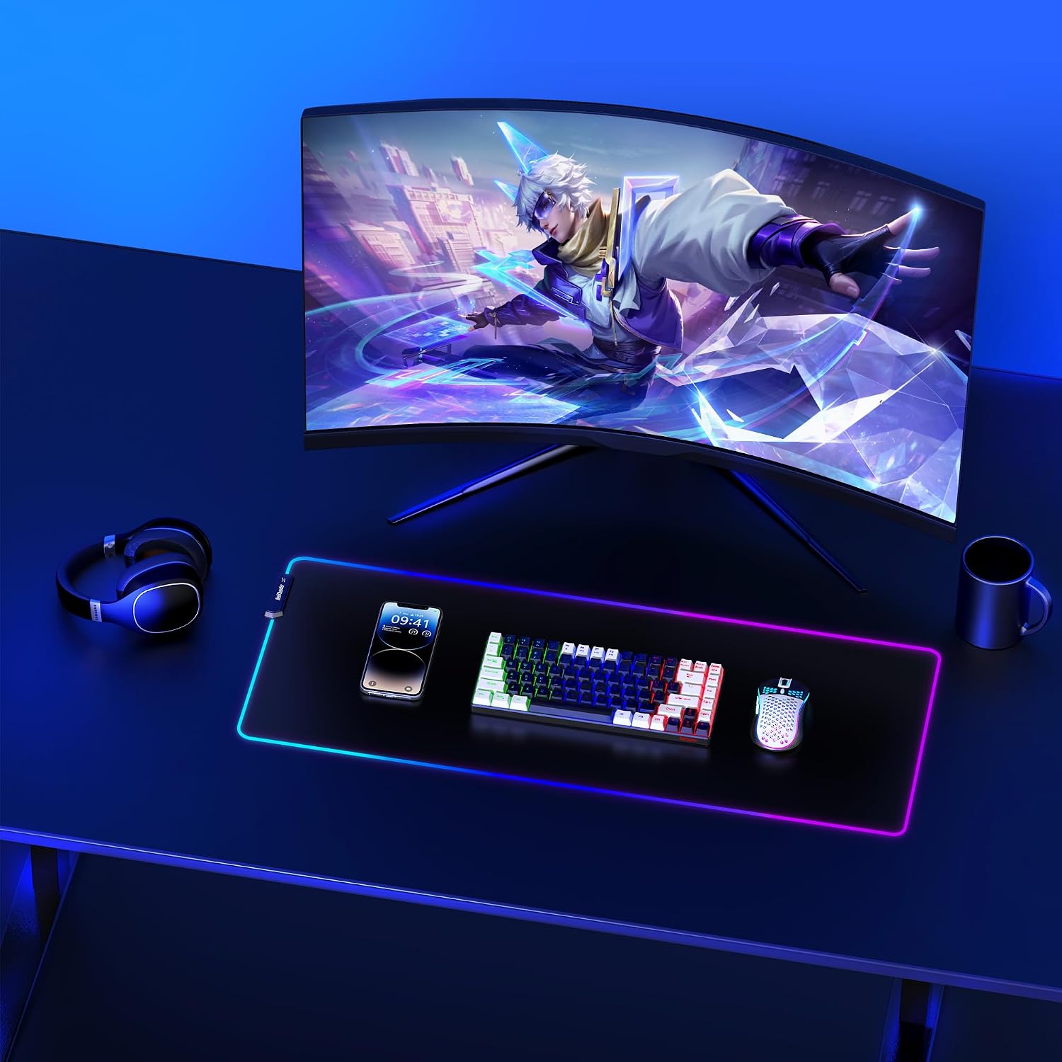 Thumbnail 6 de RedThunder K84 Wireless Keyboard and Mouse Combo: 75% Compact Keyboard + Ultra-Light Honeycomb Mouse