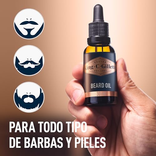 Thumbnail 2 de King C. Gillette Aceite Para Barba 30ml 🌿 Suave y Aromático