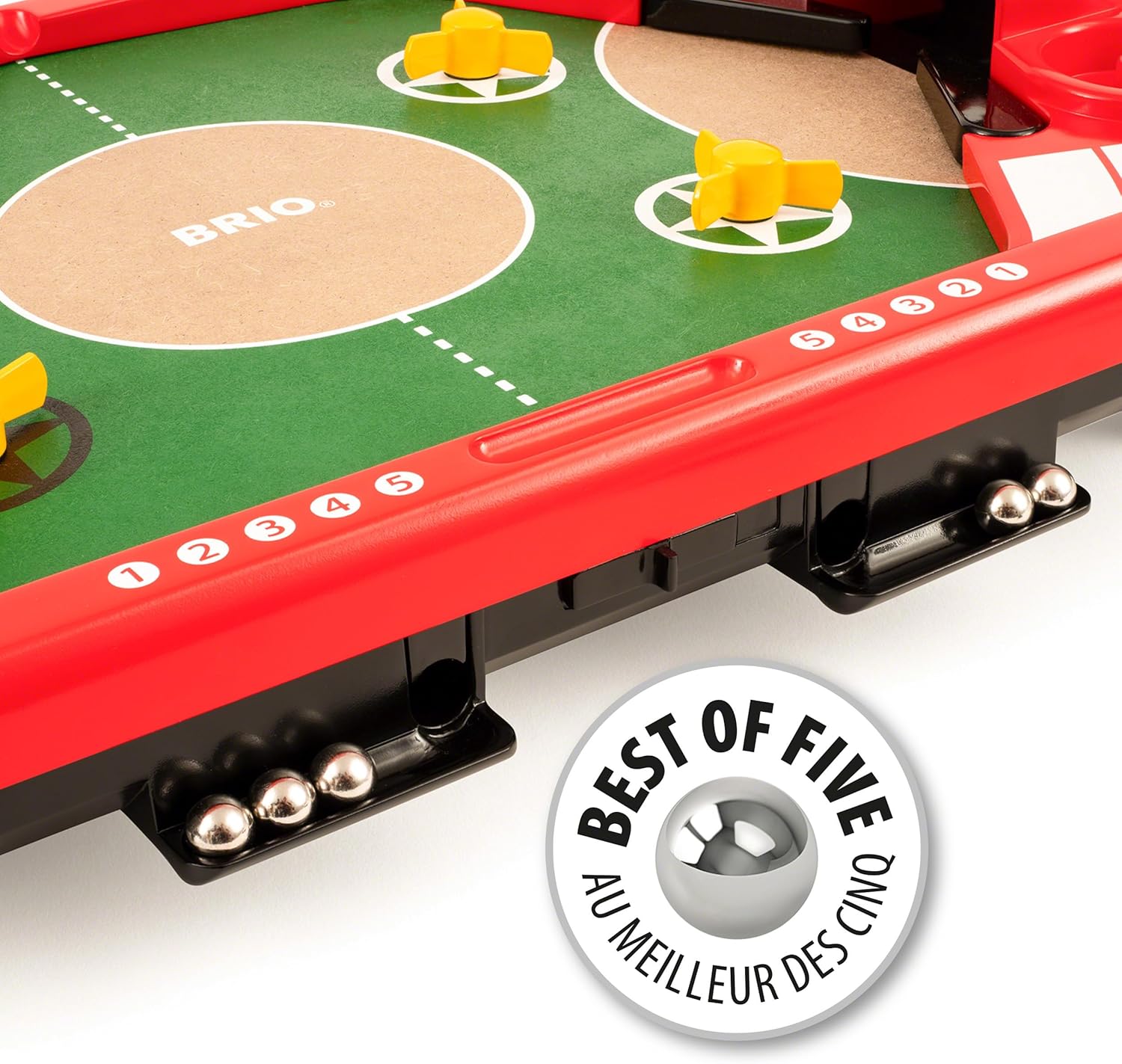 Thumbnail 6 de BRIO 34019 Tischfußball-Flipper – Holzspielzeug für Kinder ab 6 Jahren