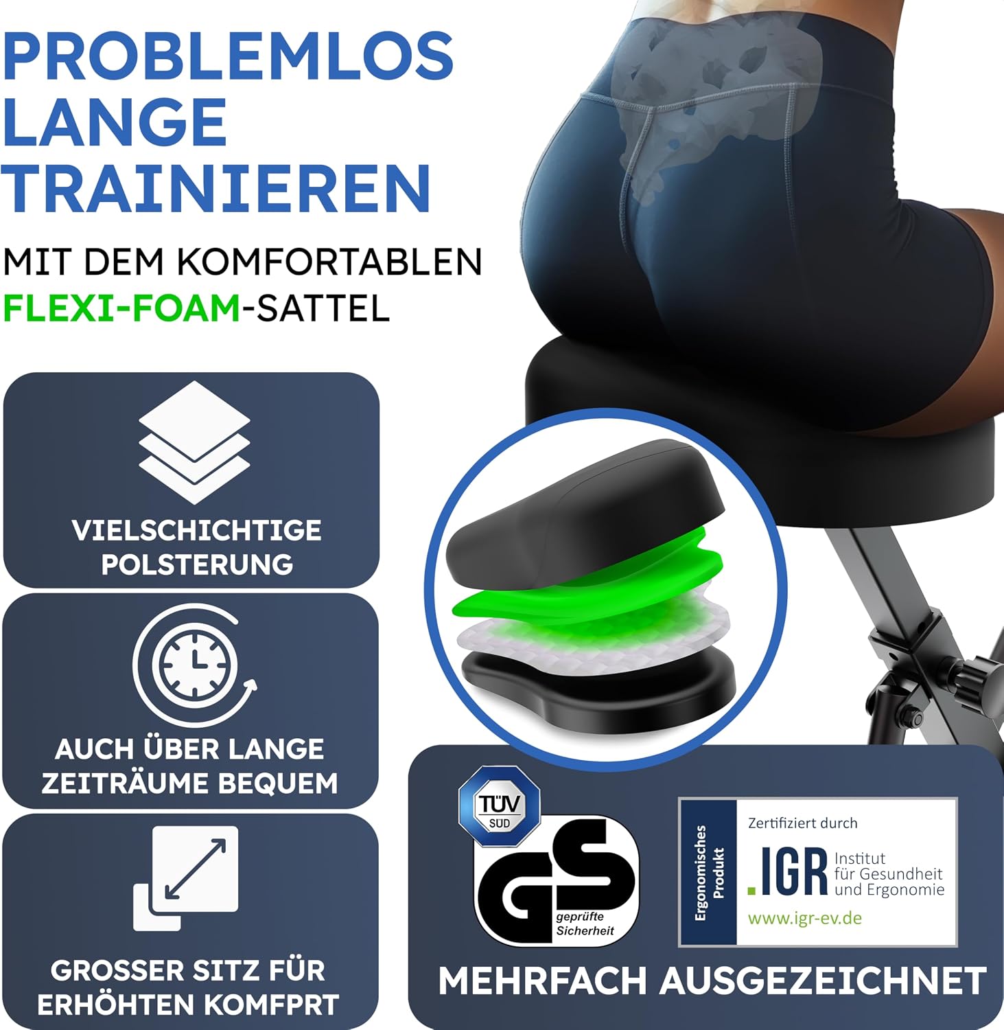 Thumbnail 1 de Heldenwerk Heimtrainer Klappbar 150 kg