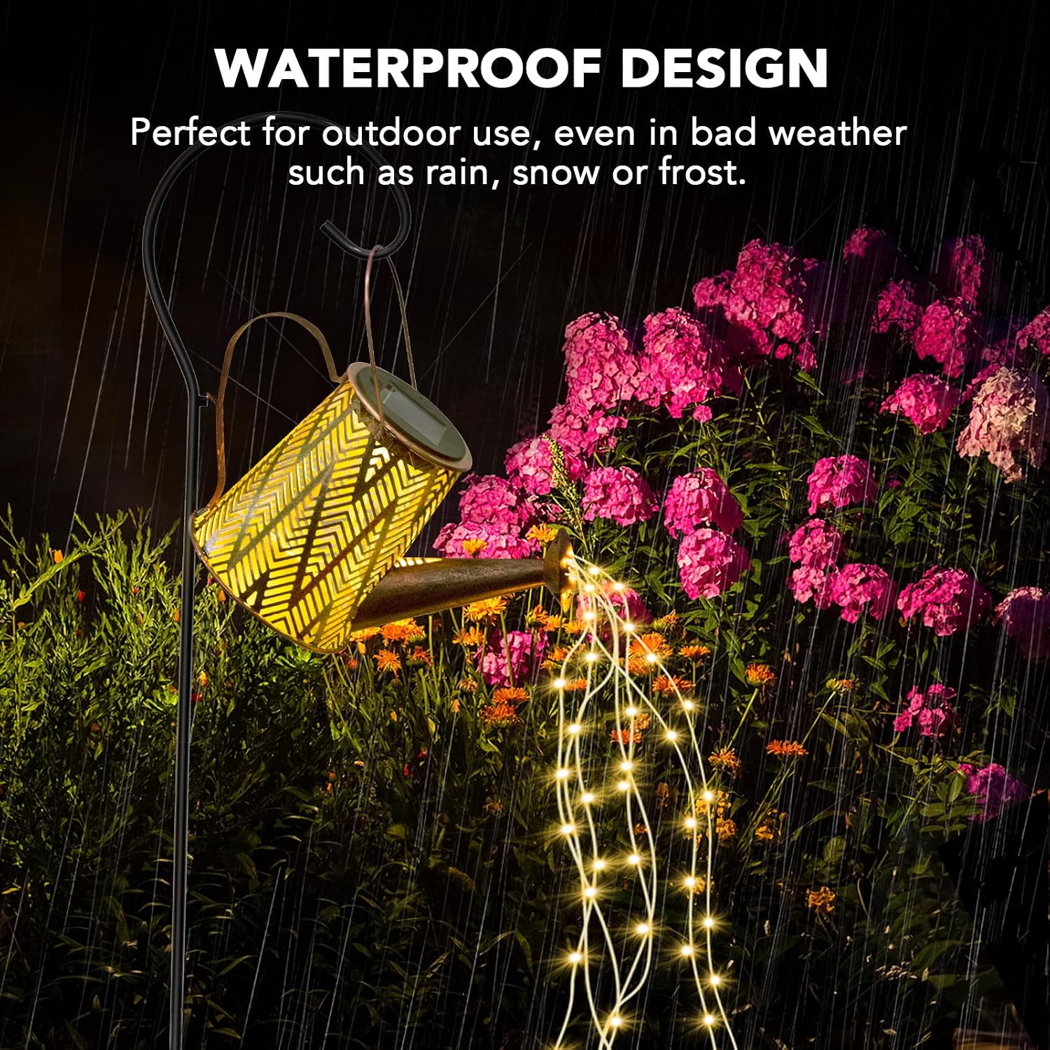 Detalle 1 de GLOBAL GOLDEN Solar watering can lights
