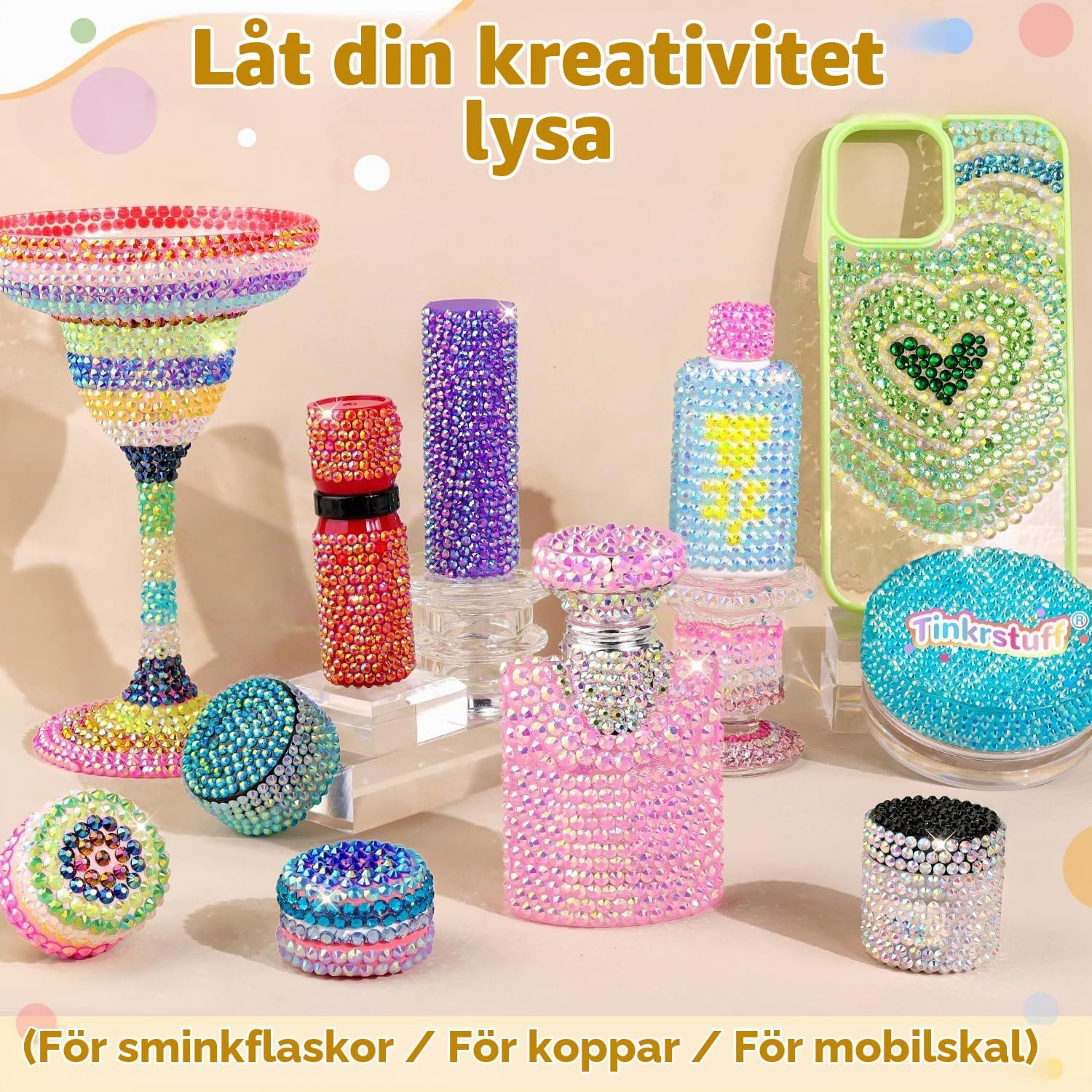 Thumbnail 6 de WEIZAIJY strasskit med 32 000 stenar, 3 mm, 40 färger och verktyg
