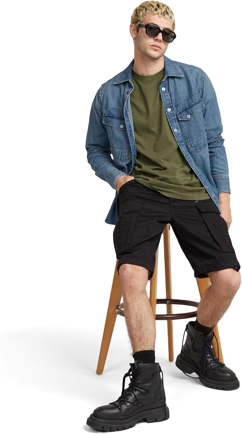 Thumbnail 2 de G-STAR Herren Rovic Zip Relaxed Shorts – Lockere Passform, Hoher Bund