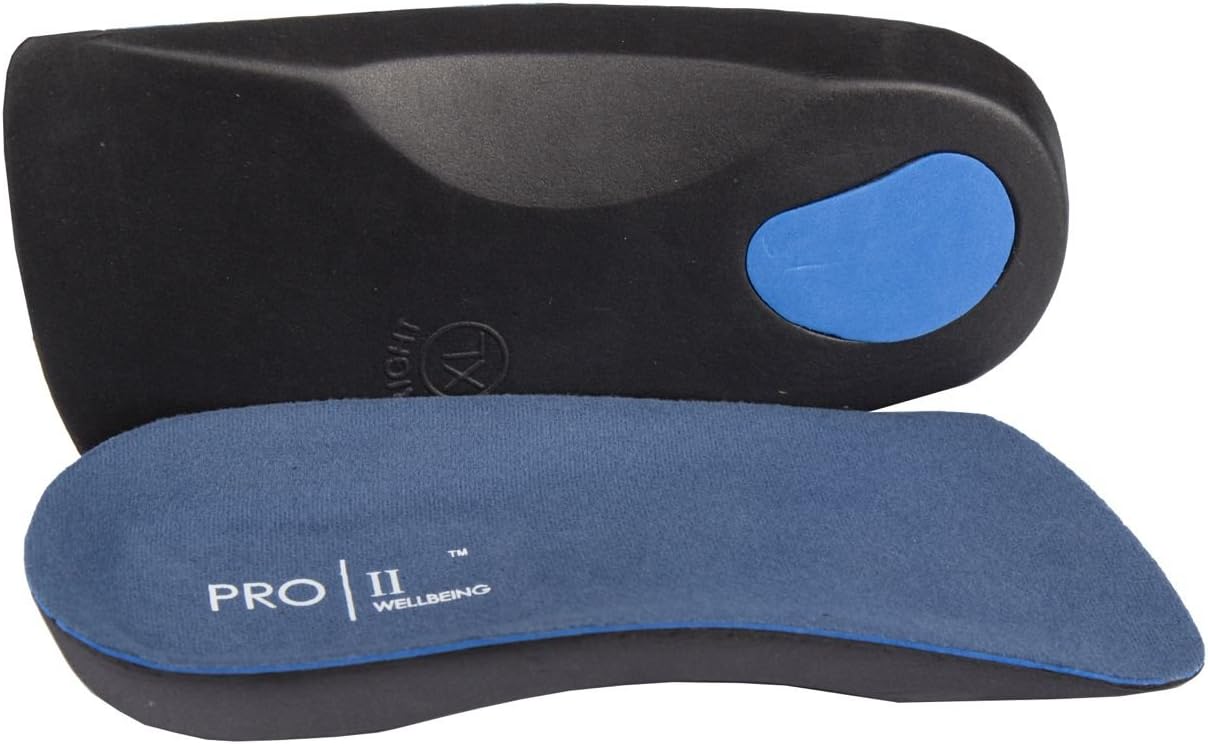Thumbnail 1 de PRO 1 Wellbeing: 2 Pairs of Orthotic Insoles for Fallen Arches, Plantar Fasciitis and Back Pain (5/6.5 UK)