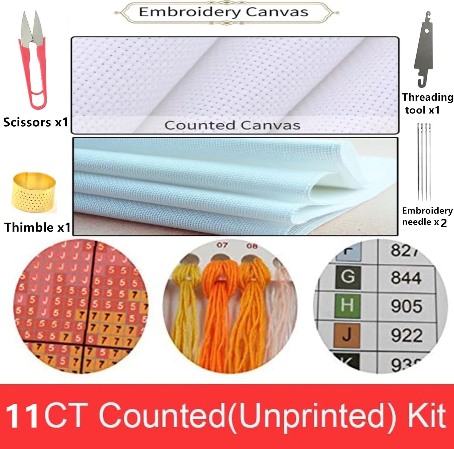 Thumbnail 2 de Dimensean Counted Cross-Stitch Kit, 11-Count