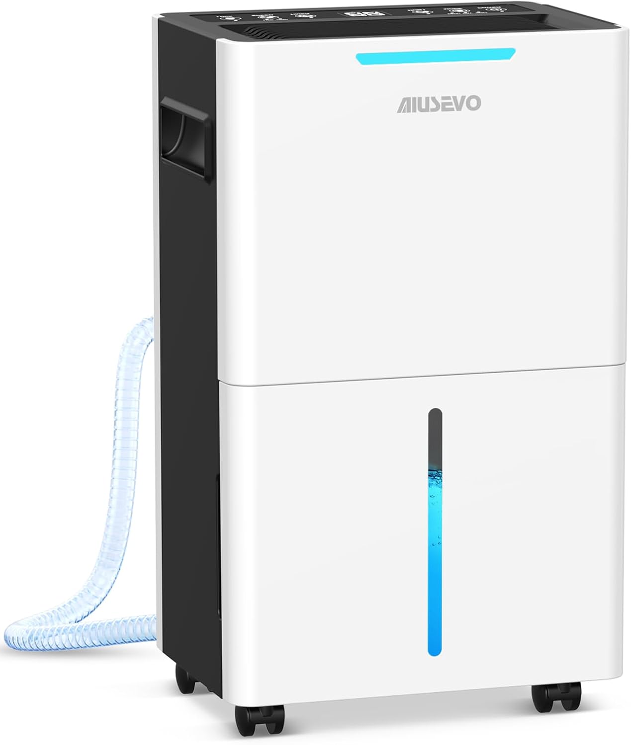 Detalle de Aiusevo AS280-W 21-Pint Dehumidifier with Drain Hose, 3 Modes