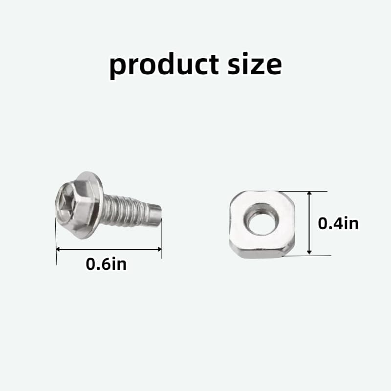 Detalle de Uiivup 279393 Dryer Terminal Block Screw Kit, 3-Pack with Nuts