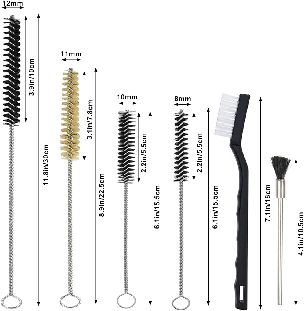 Detalle de Nylon Mini Cleaning Brush Set