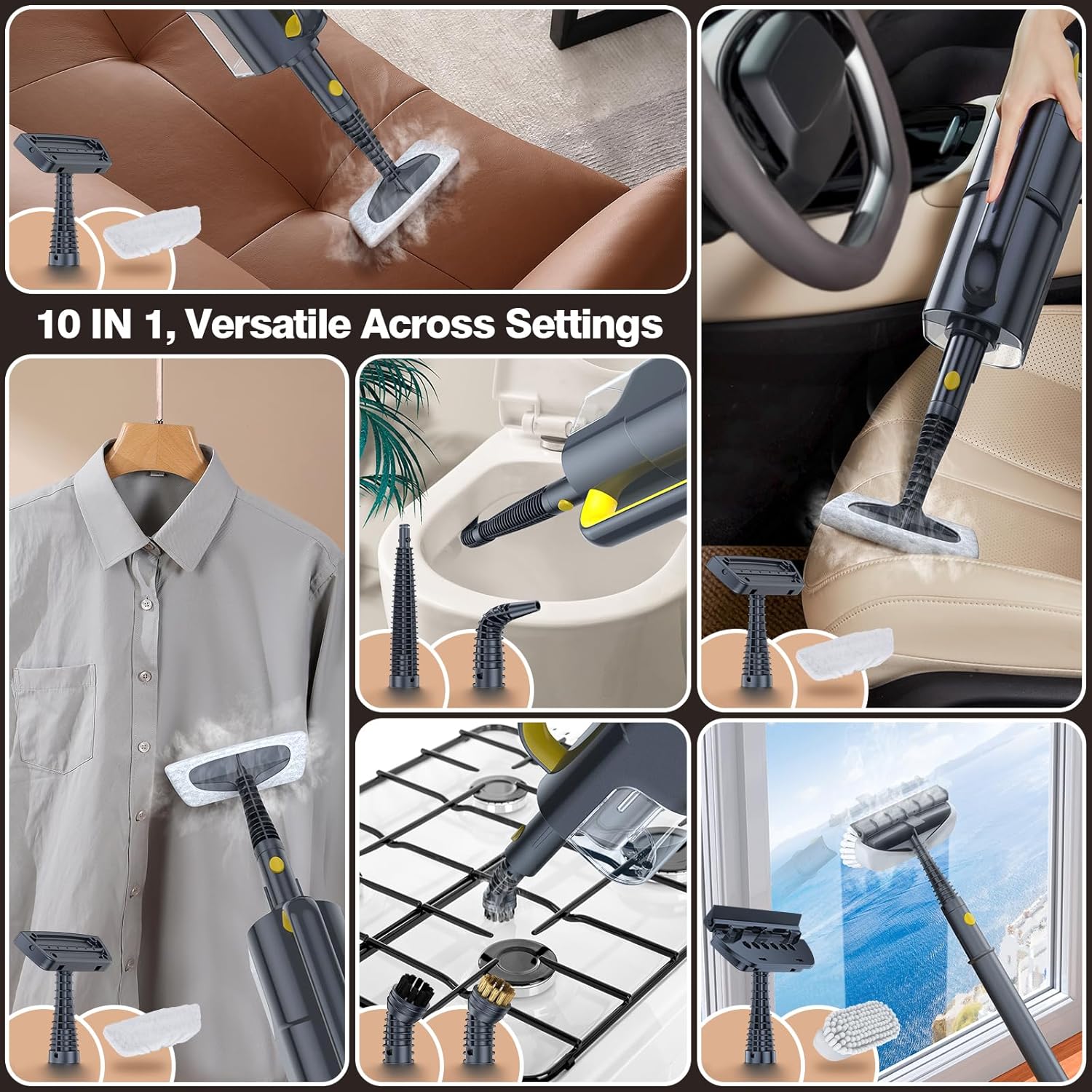Detalle de Steam Mop ScrubWiz 248°F 10-in-1