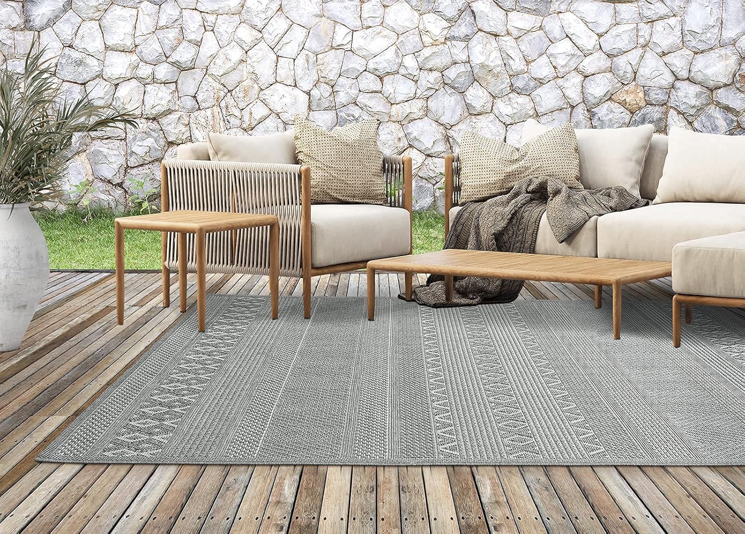 Thumbnail 4 de The Carpet Calgary 🌿 Alfombra Exterior Moderna 160x220cm