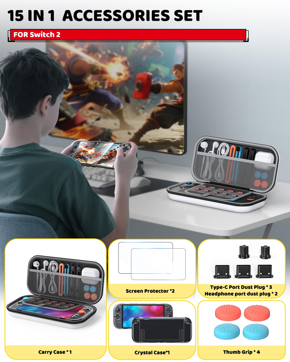 Detalle 2 de Klipdasse Switch 2 Zubehör 7,9 Zoll