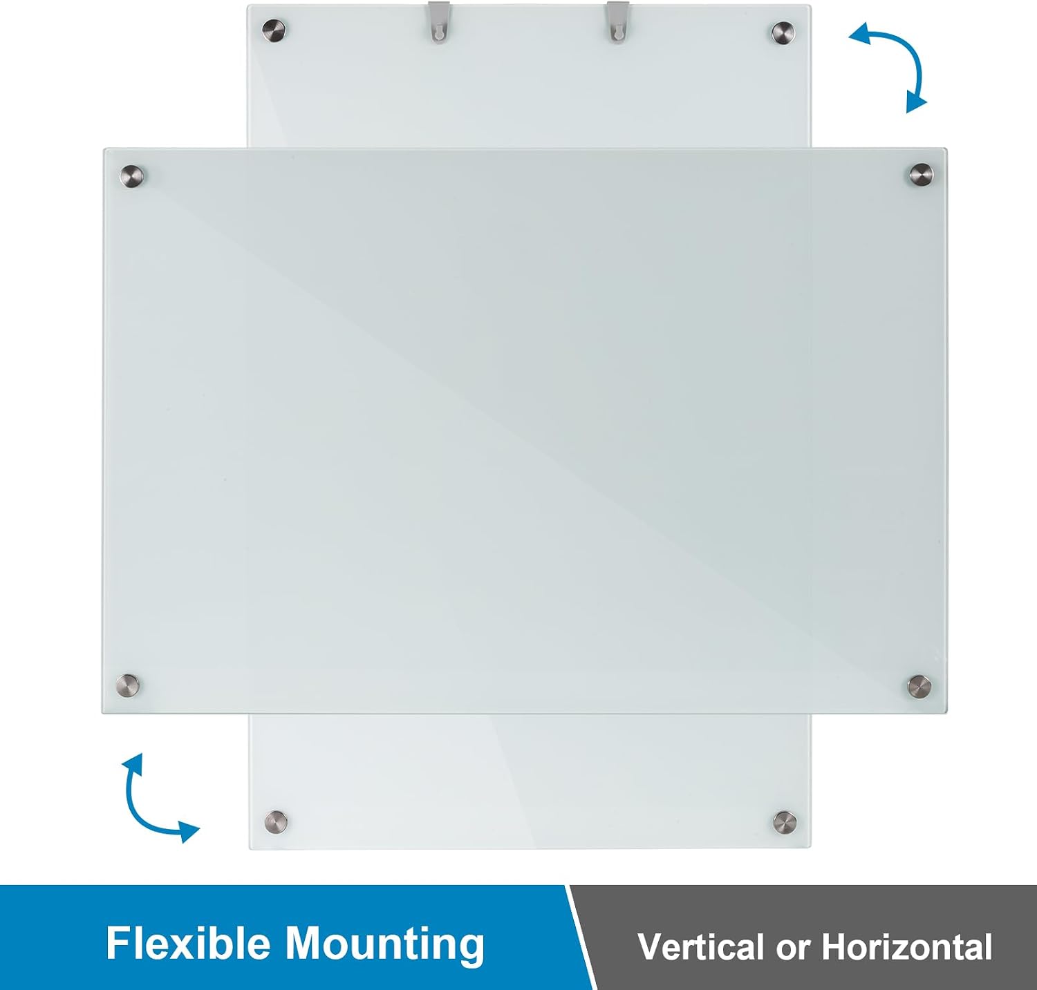 Detalle de Wingwise BG9012 48 x 36-Inch Magnetic Tempered Glass Whiteboard