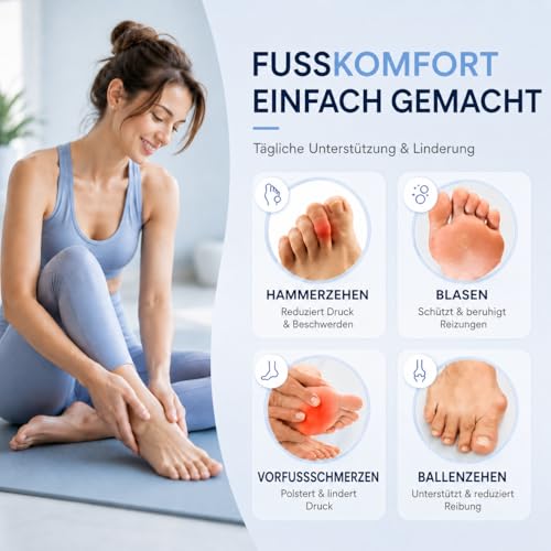 Thumbnail 4 de Habioer Verbesserte Zehentrenner und Zehenspreizer für Damen und Herren – 2 Paar, von Podologen empfohlen