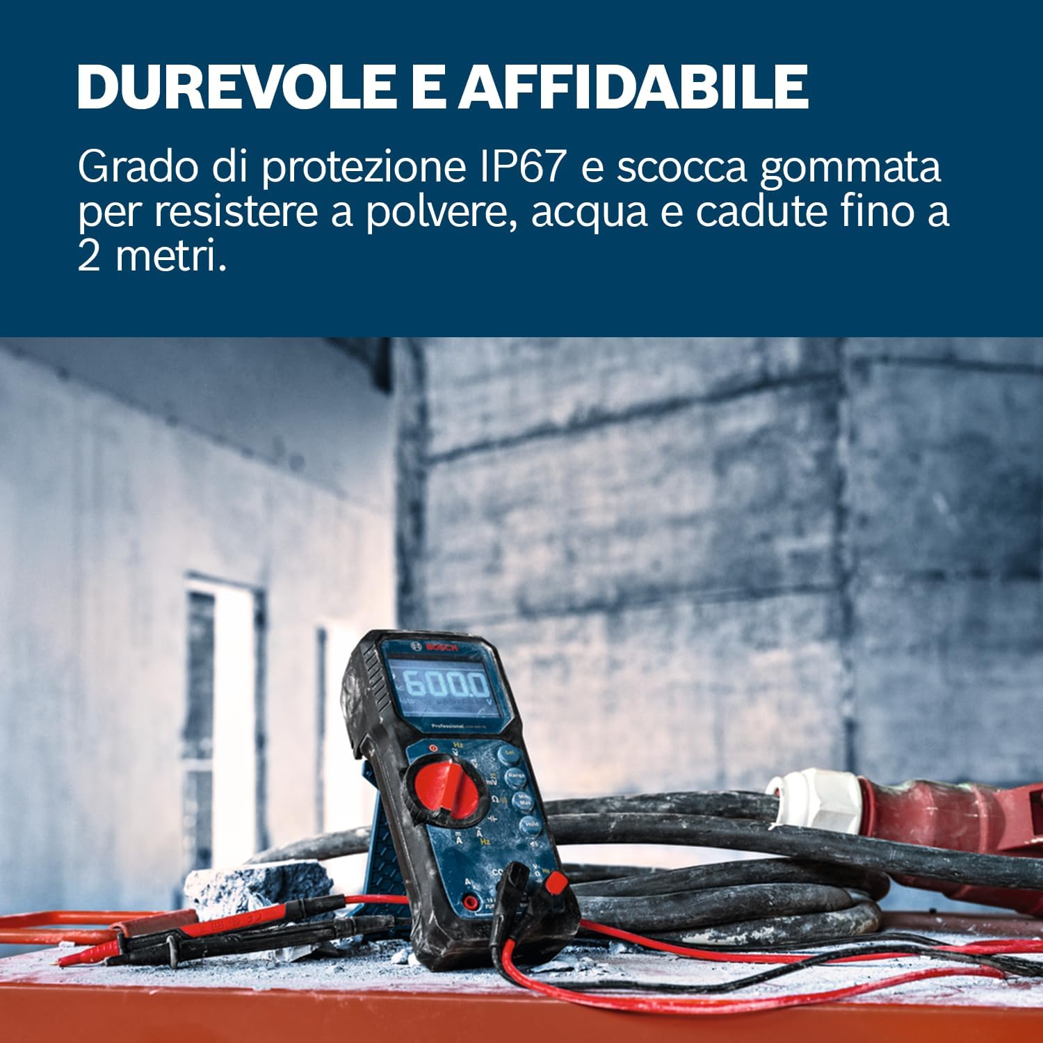 Thumbnail 4 de Bosch Professional Multimetro GDM 600-15: affidabile True RMS per campo e laboratorio