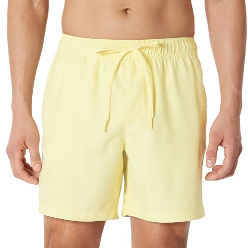 Detalle de Amazon Essentials Pantaloncini da Bagno con Fodera Interna in Rete: comfort daily e pratica funzionalità