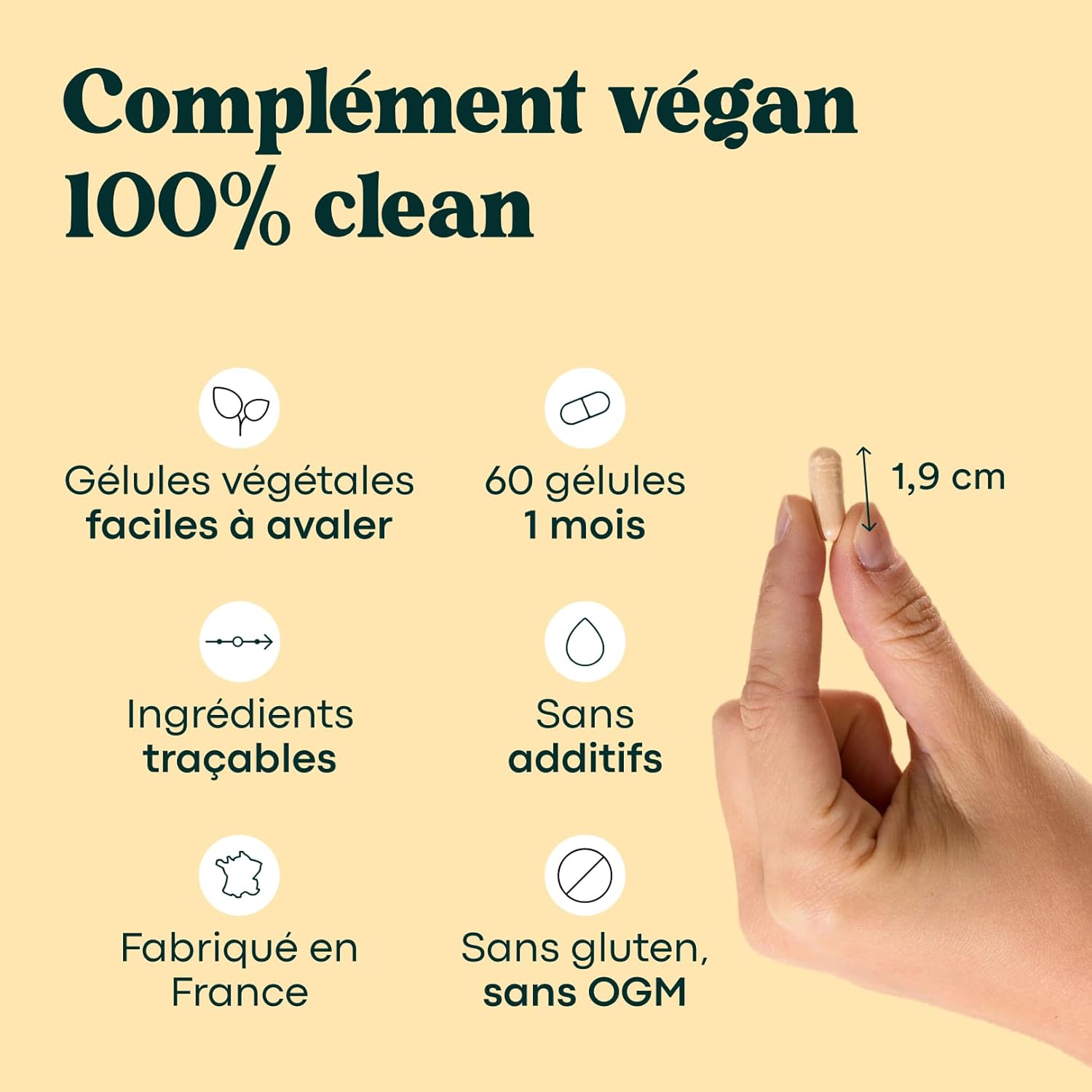 Thumbnail 3 de Vitamine D3 2000 UI – Cure d’1 mois (60 gélules végétales) Essentials by Novoma