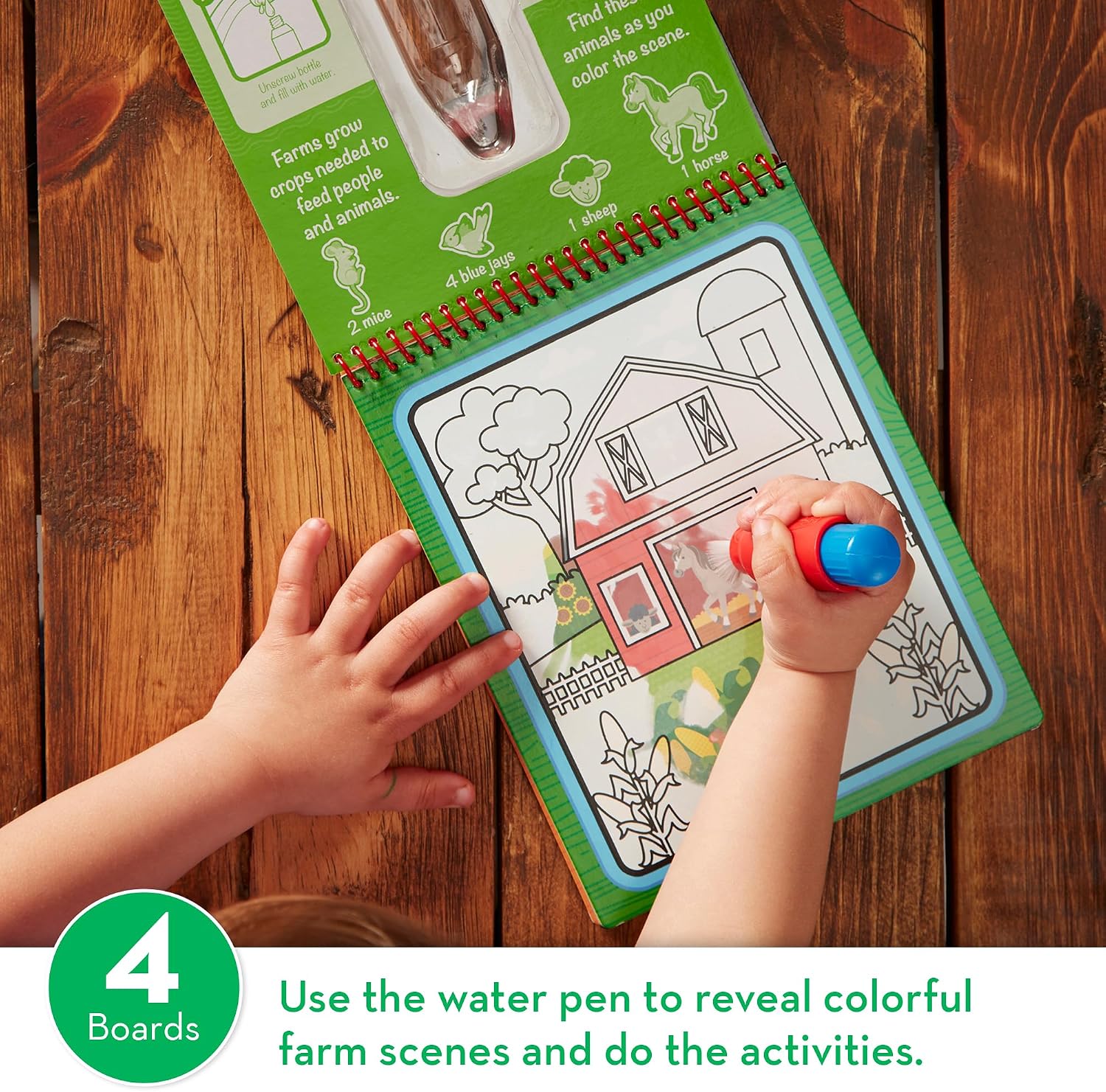 Thumbnail 3 de Melissa & Doug Water Wow On The Farm