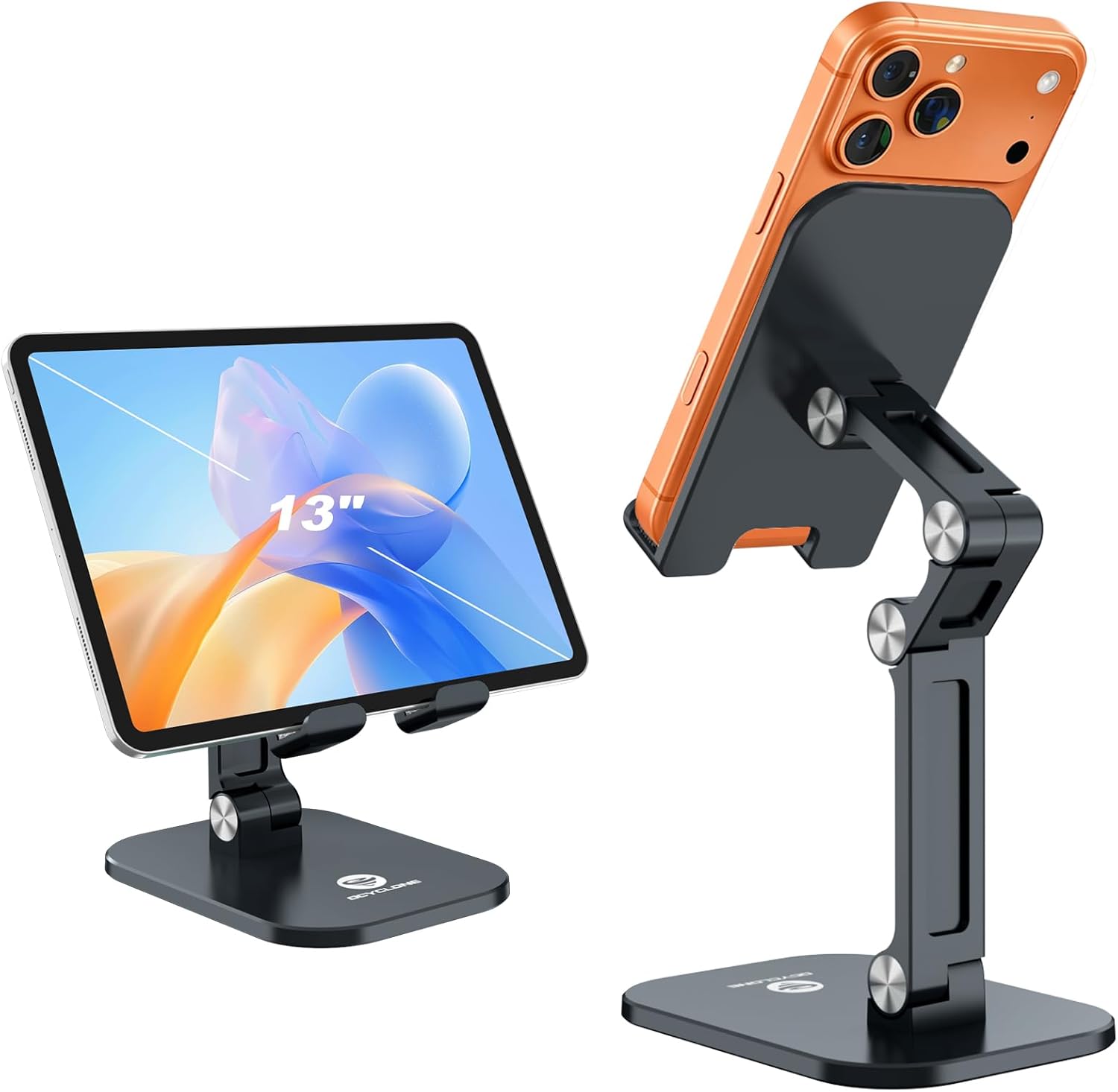 Detalle de OCYCLONE Phone Stand Adjustable Height for 4.7–13"