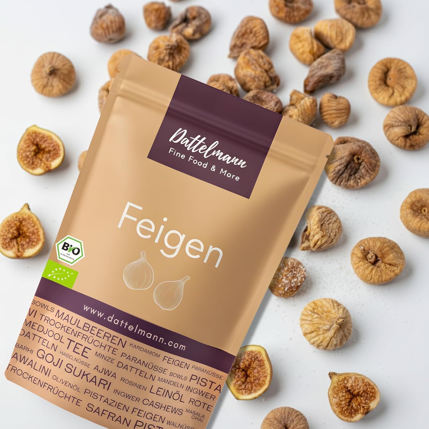 Thumbnail 6 de DATTELMANN® Bio Feigen Getrocknet 500g – Ungesüßt, Ungeswefelt, ballaststoffreich