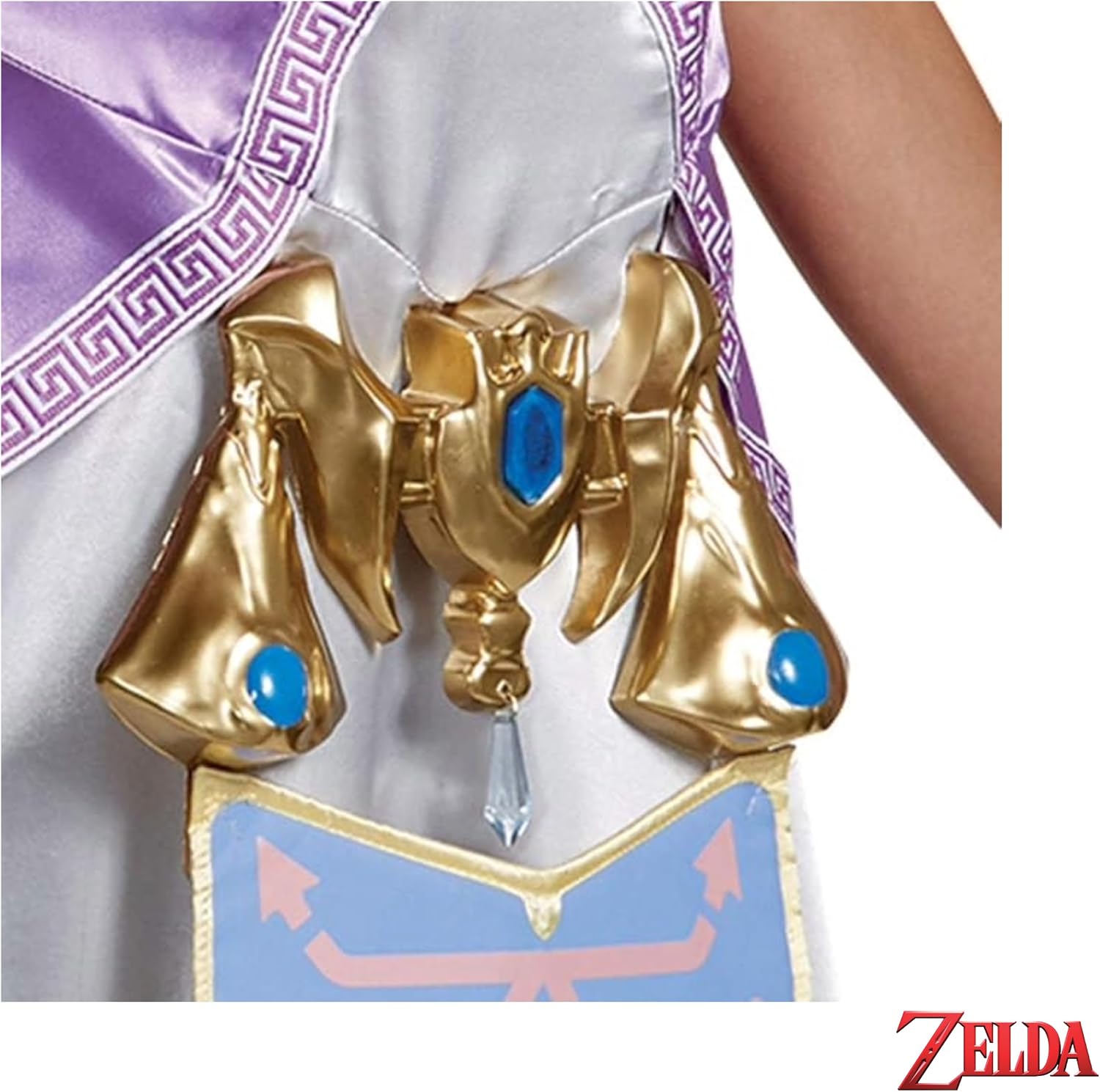 Detalle de Disguise 98796 Zelda-kostuum voor volwassenen, paars met jurk en tiara