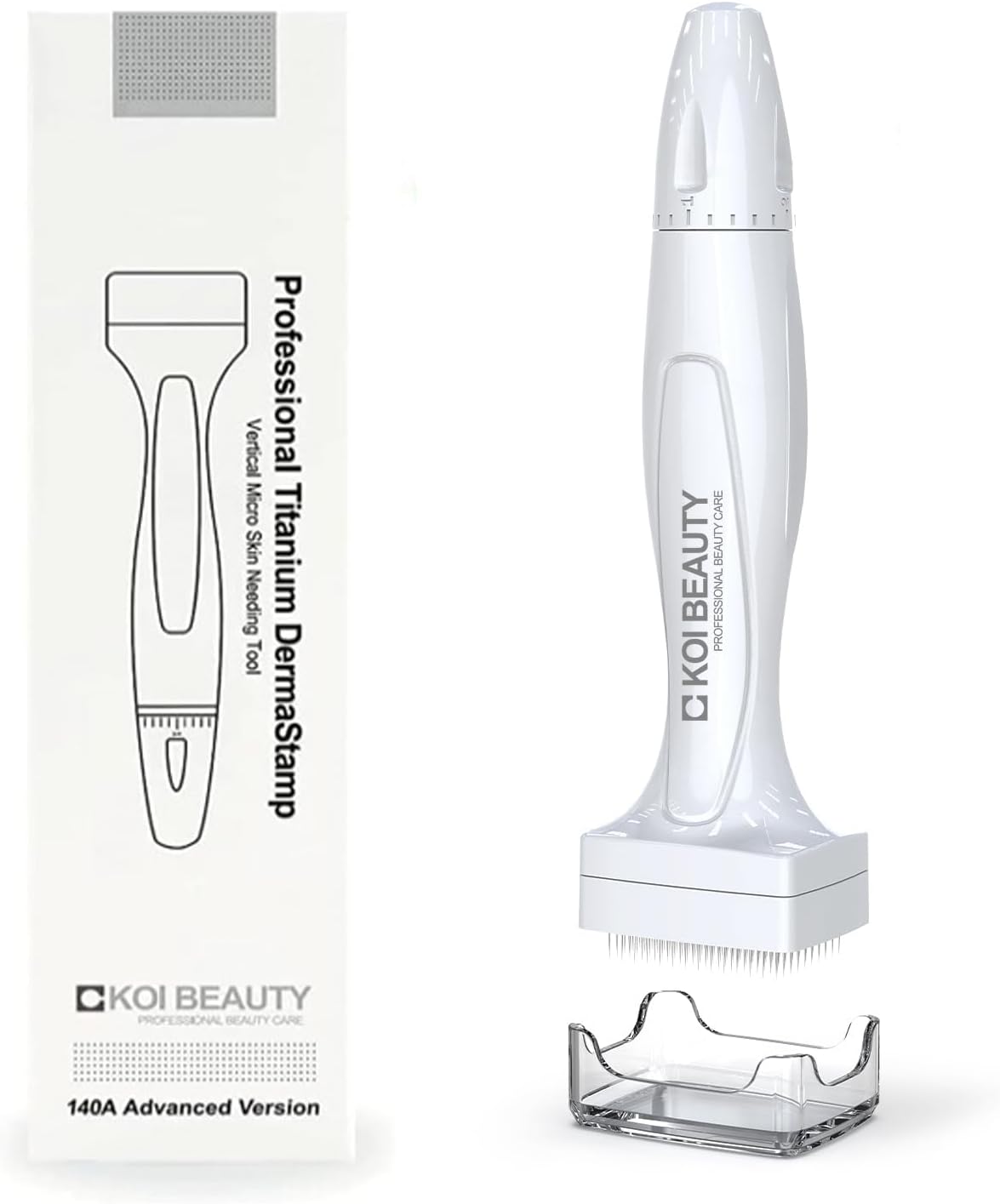 Detalle de KOI BEAUTY Microneedling Derma Stamp Ajustable 140 agujas