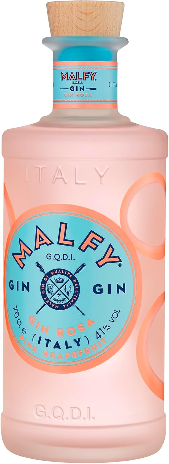 Thumbnail 1 de Malfy Gin Rosa – Super Premium mit Pink Grapefruit und Rhabarber, 41% vol, 0,7 L