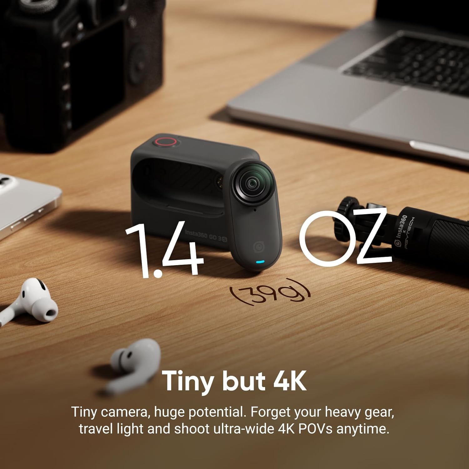 Thumbnail 1 de Insta360 GO 3S 128 GB: Kleine Mini-Kamera mit großer Flexibilität