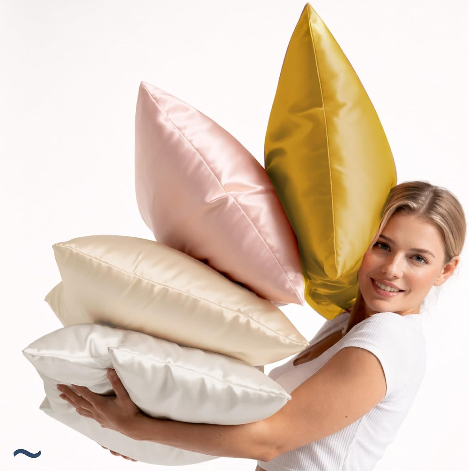 Thumbnail 6 de Twinzen Taie d’oreiller en soie 100% 22 momme Grade 6A (Oeko-Tex) 40 x 80 cm – Blanc, 1 unité