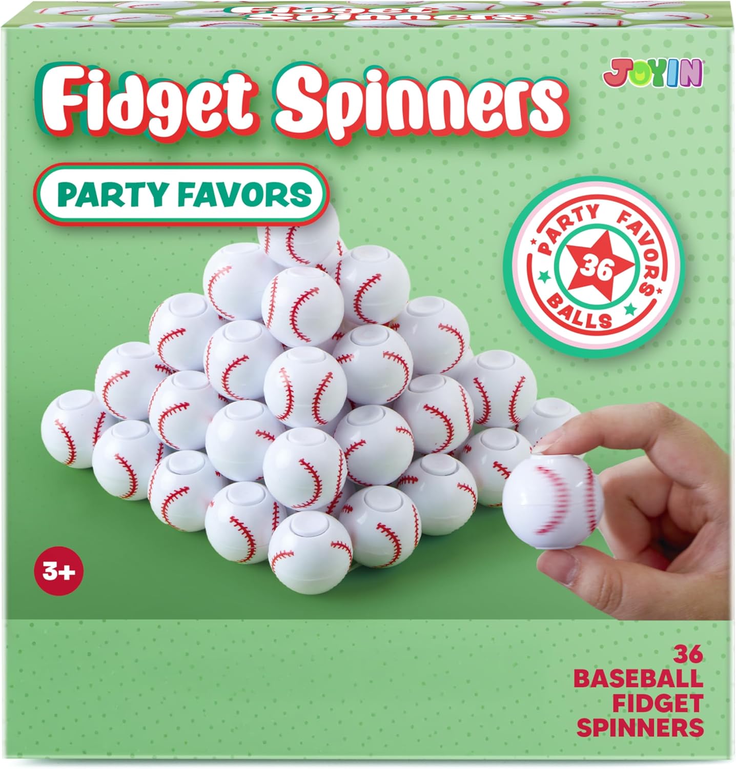 Thumbnail 6 de JOYIN 36 Pack Baseball Fidget Spinners for Kids