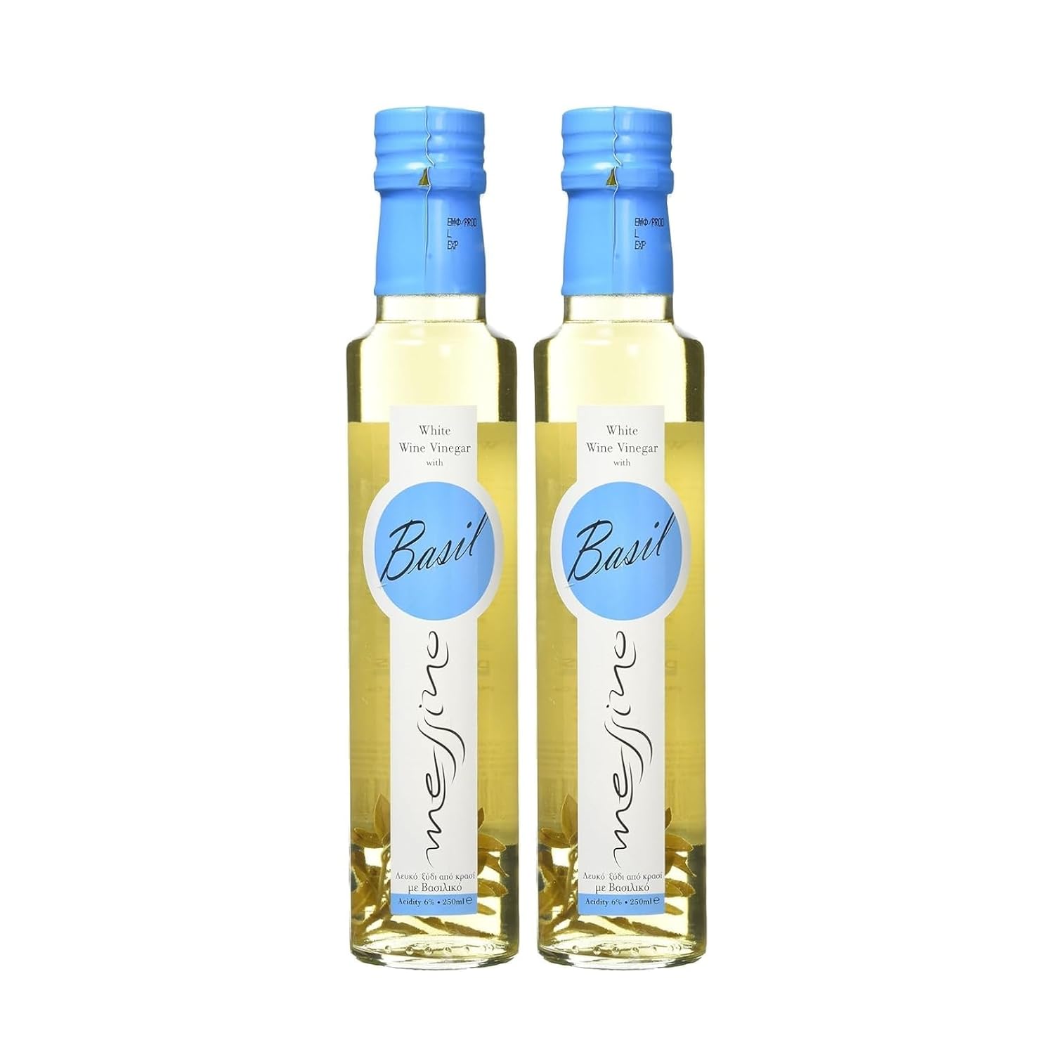Detalle de Messino Griechischer Weißer Essig mit Estragon – 2er Pack (2 × 250 ml)