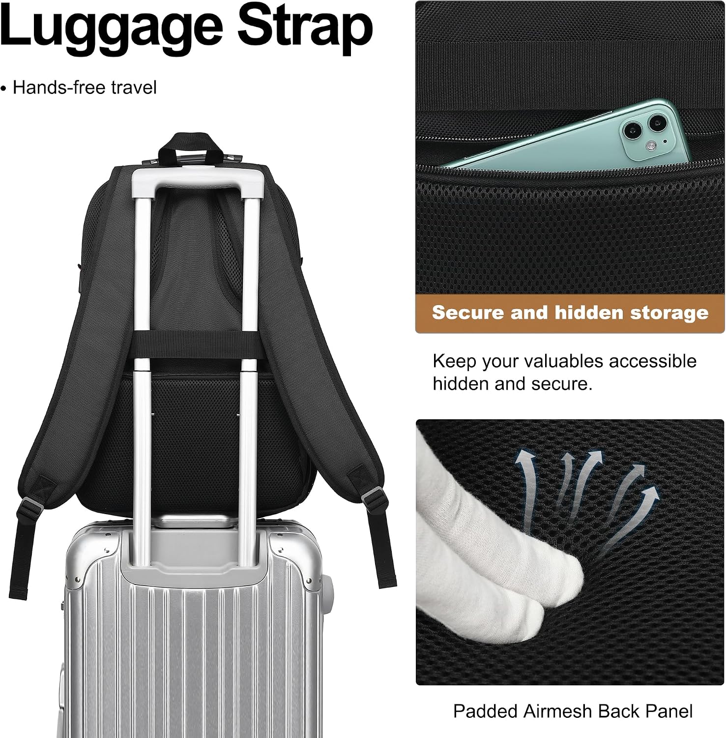 Detalle 2 de Boavan Laptop Backpack 17.3-inch