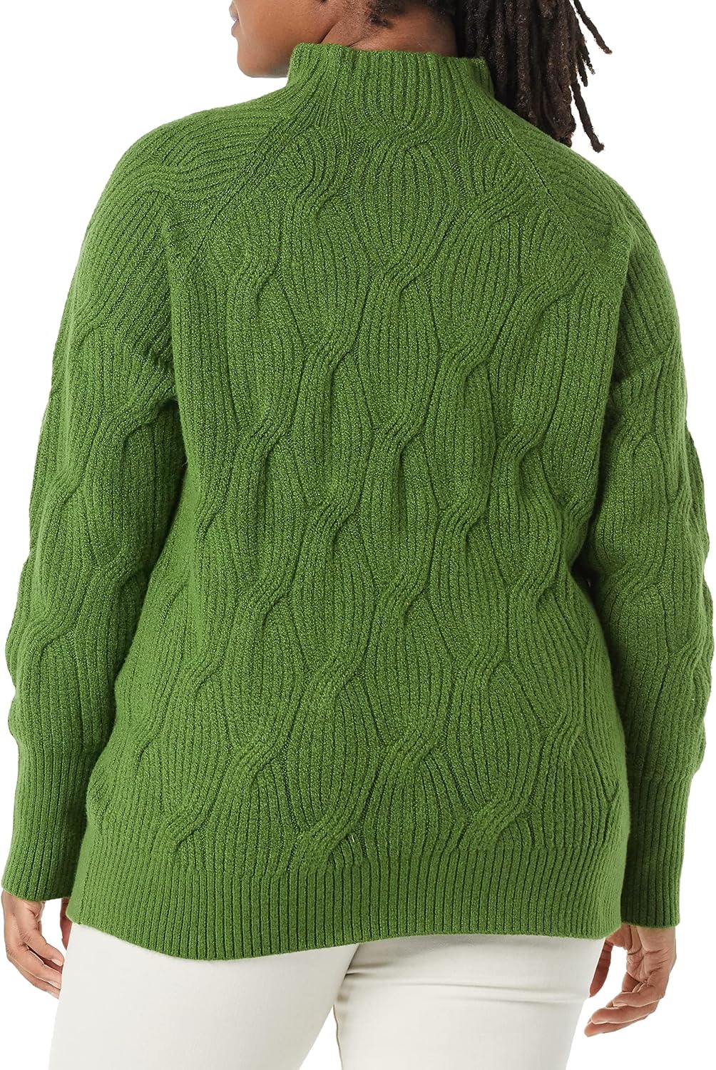 Thumbnail 3 de Amazon Essentials Women's Soft Touch Cable Knit Funnel Neck Jumper