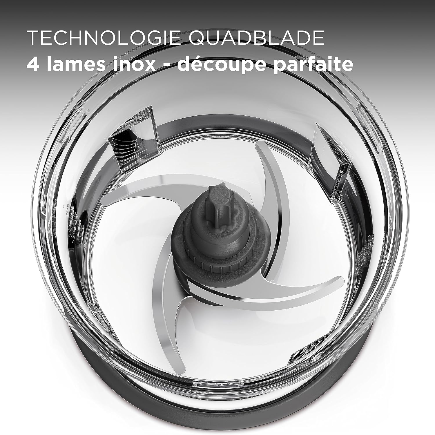 Detalle de Kenwood CHP61.100WH, Mini Hachoir 500 W avec bol 0,8 L — pratique et polyvalent