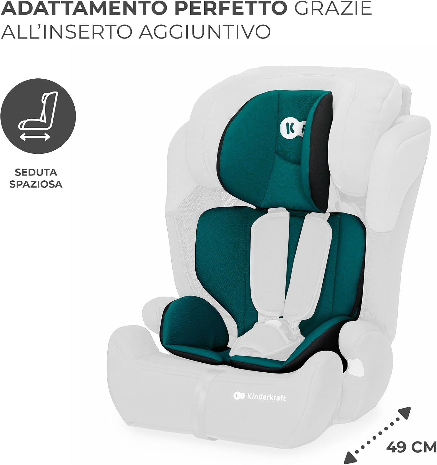 Thumbnail 6 de Kinderkraft COMFORT UP i-Size 76-150 cm Seggiolino Auto 9-36 kg – Comfort e sicurezza in crescita