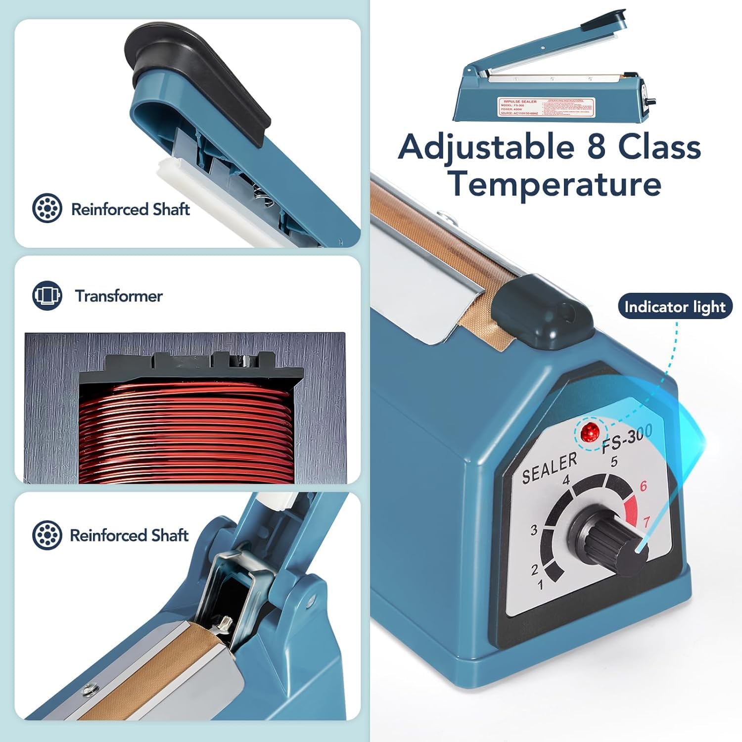 Thumbnail 4 de METRONIC 12 Inch Impulse Heat Sealer for Bags