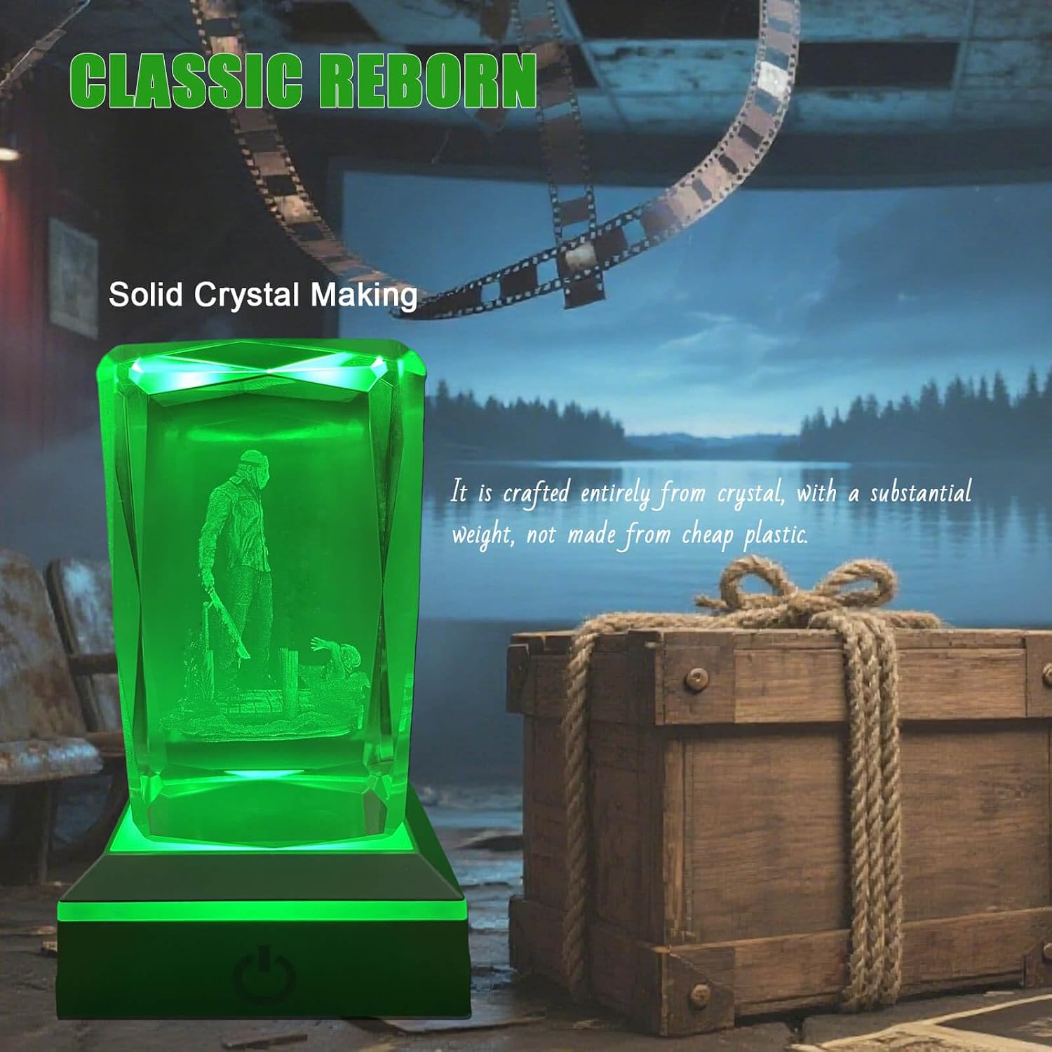 Detalle 1 de 3D Crystal Horror Lamp LED Night Light