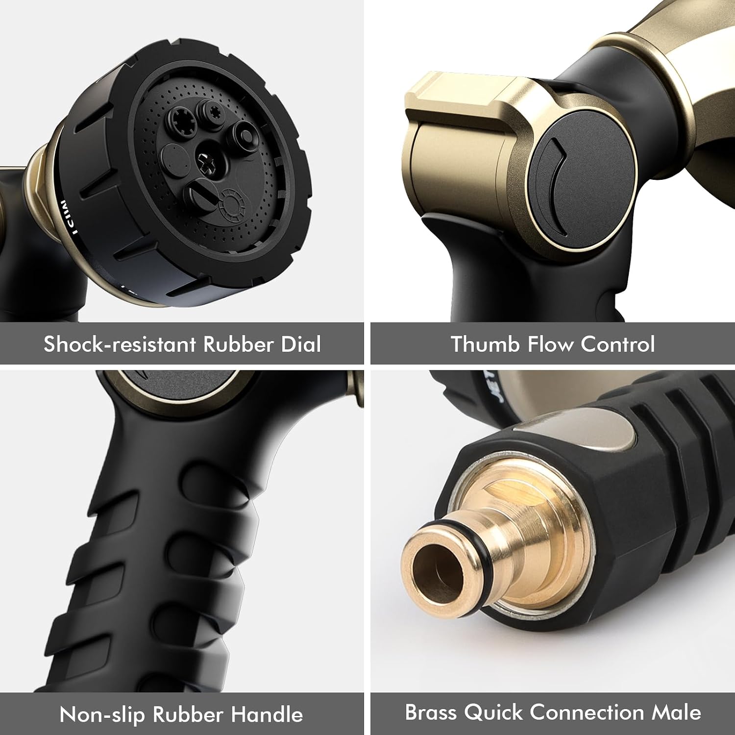 Thumbnail 6 de RESTMO Garden Hose Spray Gun 7-pattern