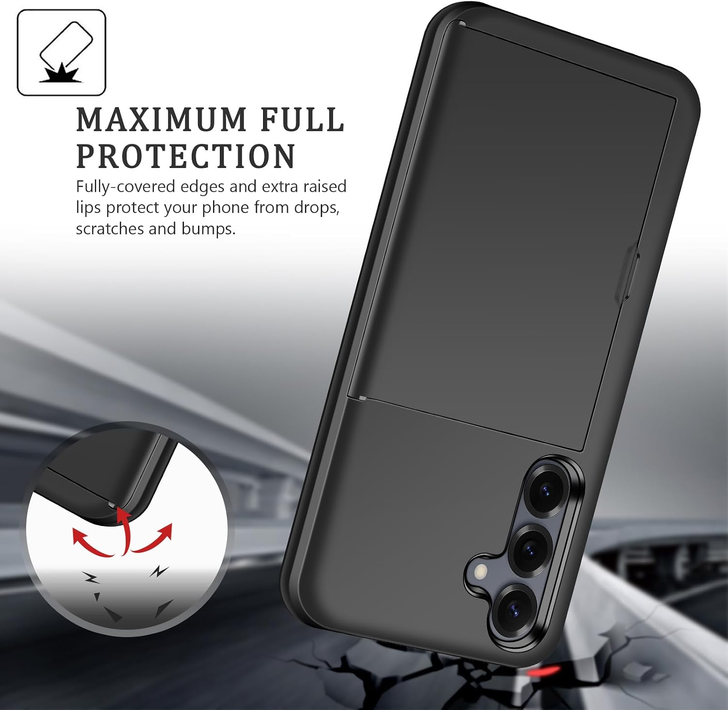 Thumbnail 4 de Samsung S25 case with card holder 2 cards