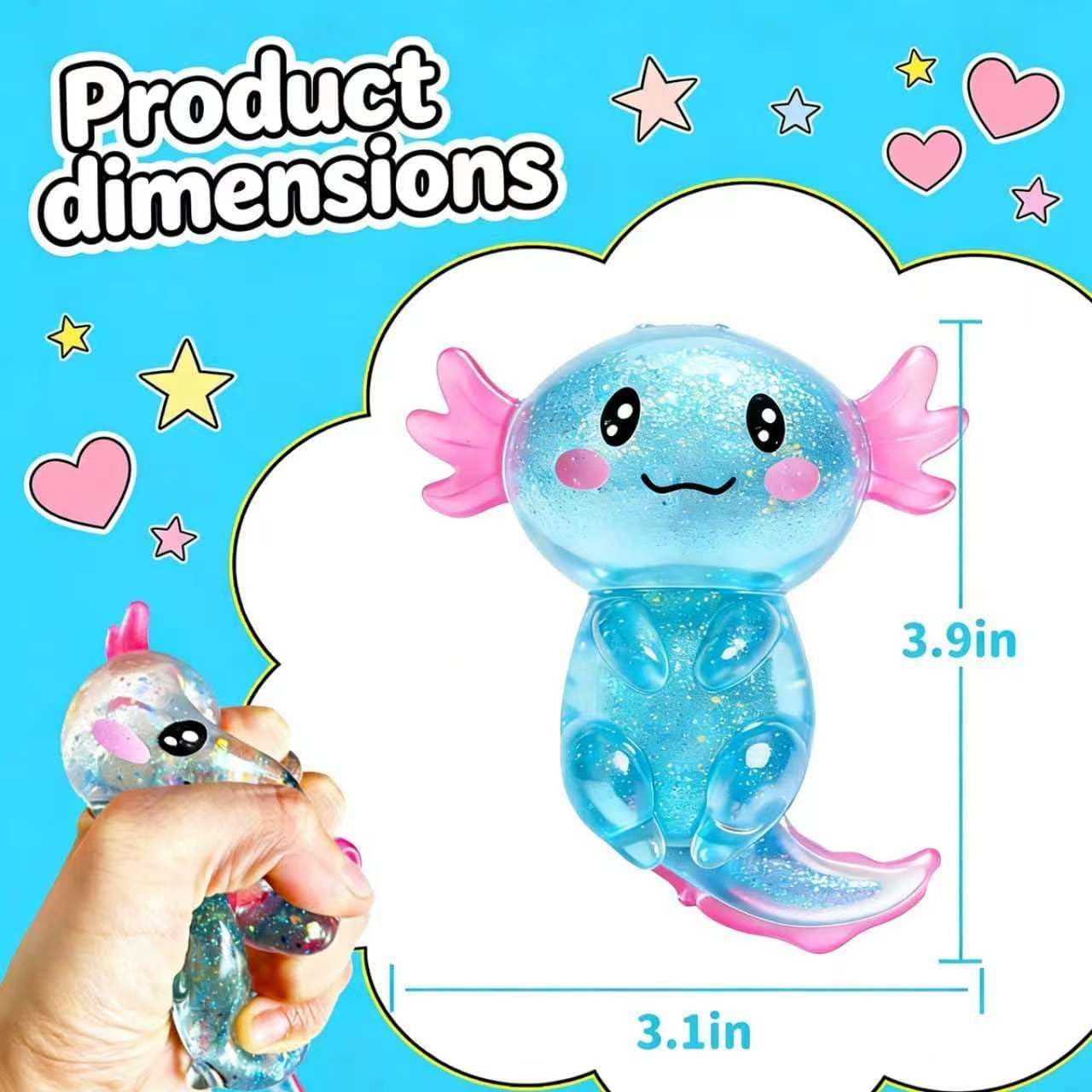 Thumbnail 1 de Axolotls Squishies Blue Stress Ball