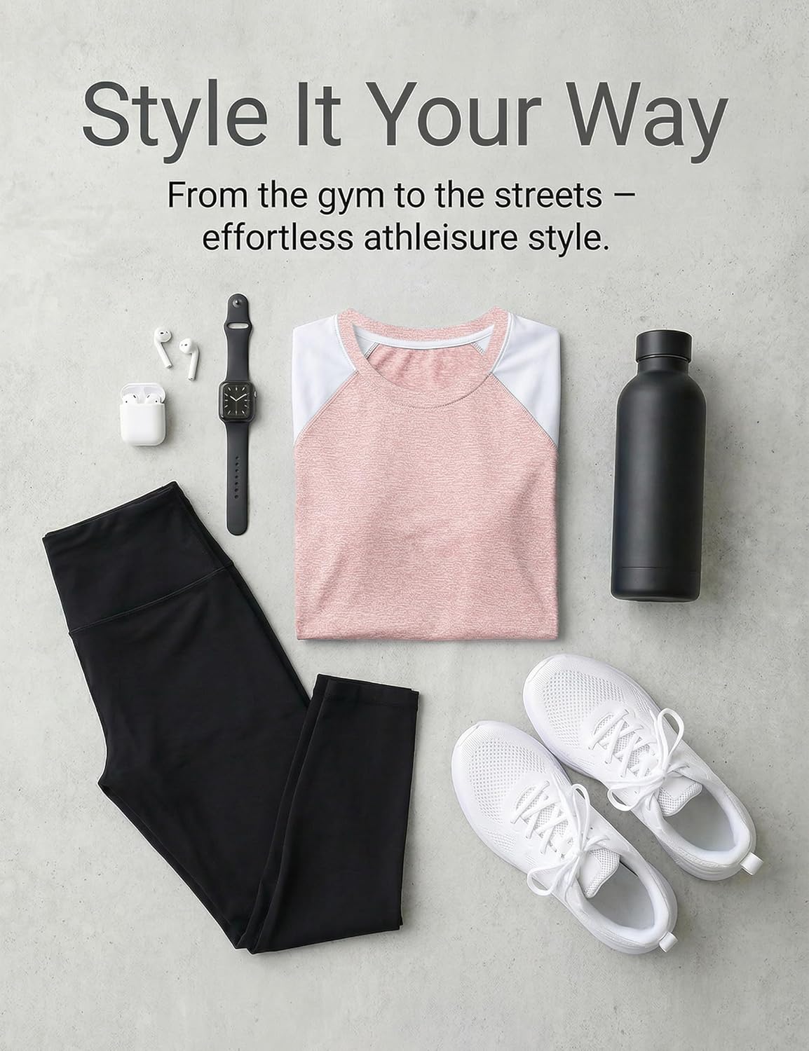 Thumbnail 2 de Wayleb maglietta sportiva da donna con maniche raglan a contrasto in tessuto traspirante elasticizzato