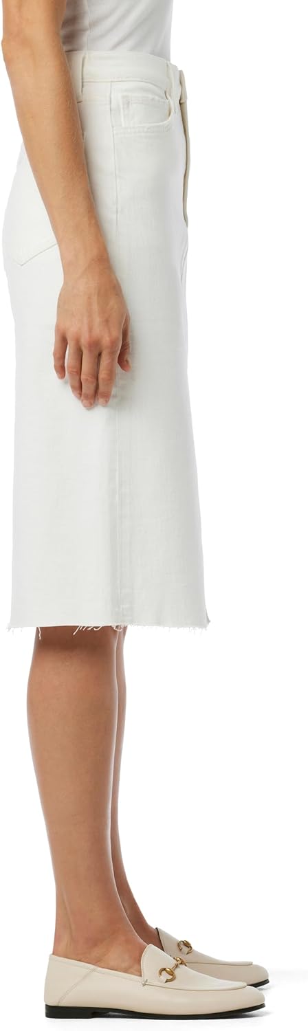 Detalle 2 de Joe's The Joplin High-Rise Knee-Length Denim Skirt