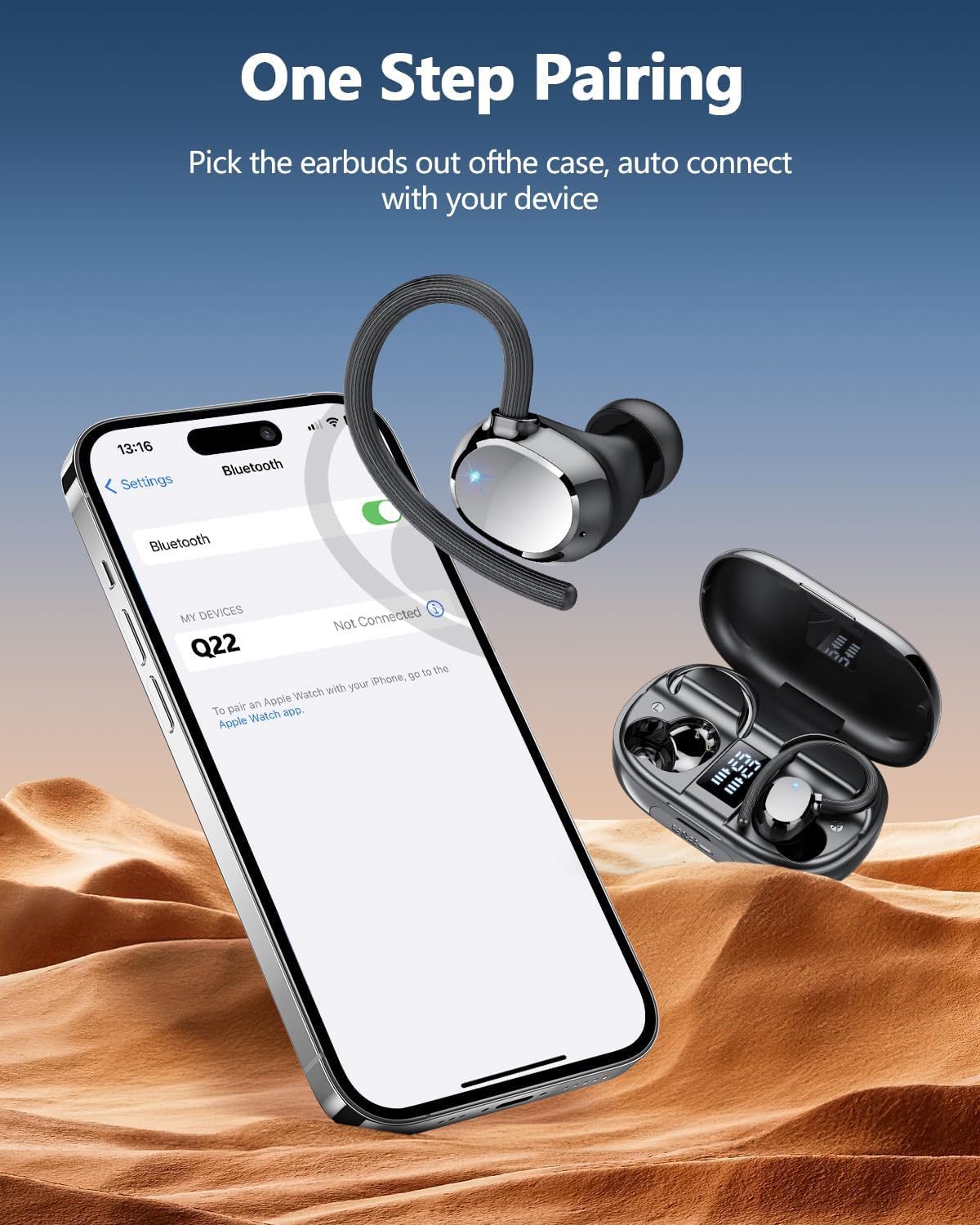 Thumbnail 4 de Lekaby Q22 Bluetooth Kopfhörer 128 Std