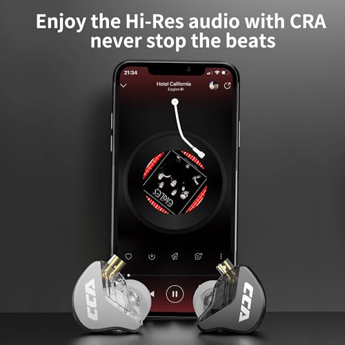 Thumbnail 5 de Keephifi CCA CRA In Ear Monitor – IEM con Diafragma ultrafino, cable desmontable y sonido para escenario
