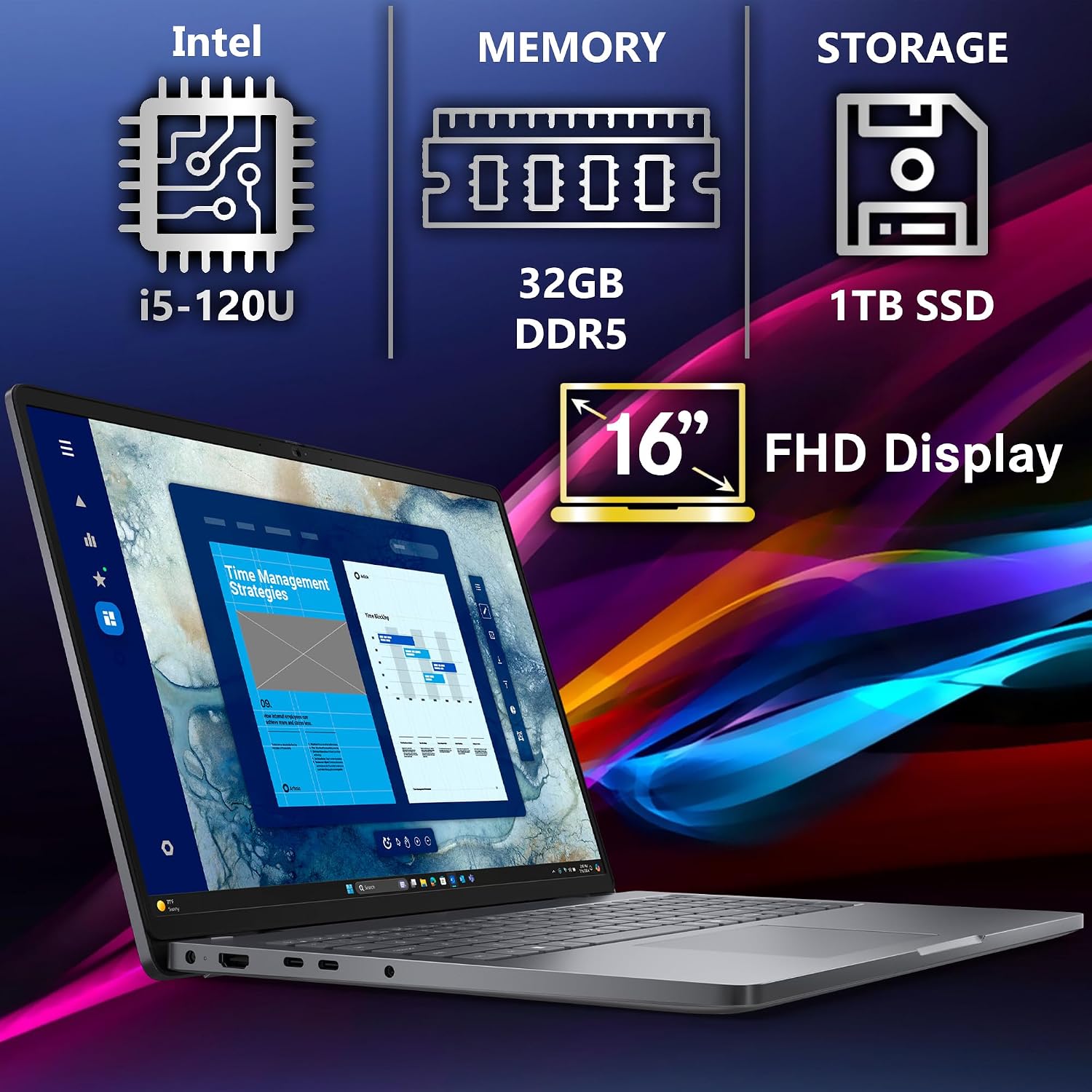 Thumbnail 2 de Dell Pro 16 (Next-gen Latitude 3550) 16" FHD+ Business Laptop with 32GB DDR5 RAM and 1TB NVMe SSD