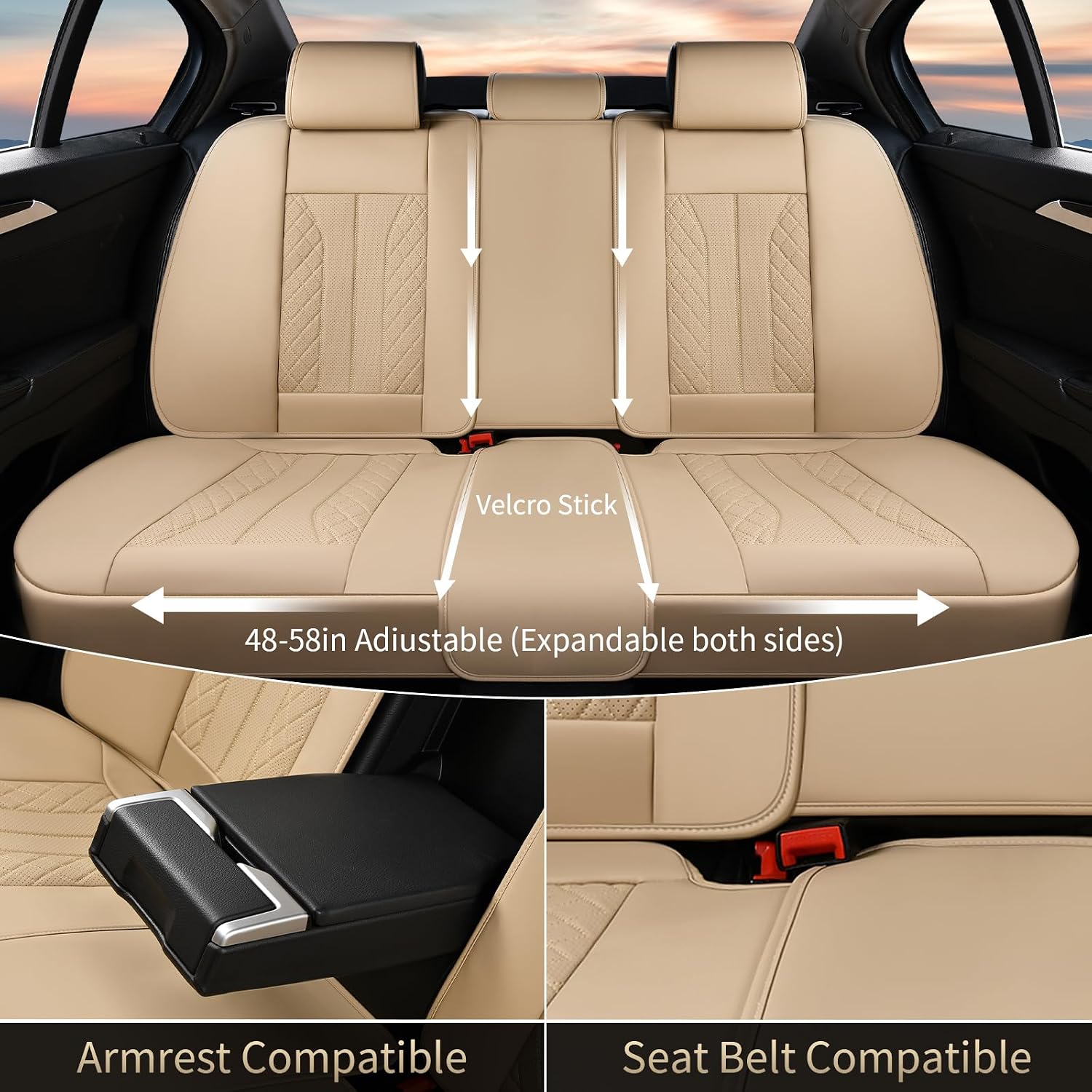Thumbnail 3 de FLORICH Leather Car Seat Cover 5‑Seat