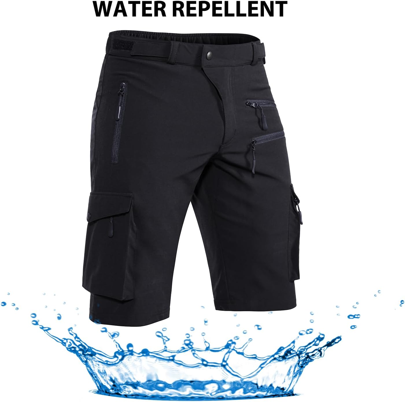 Thumbnail 2 de Hiauspor Herren Shorts – leichte, schnell trocknende Cargo-Bermuda mit 5 Taschen