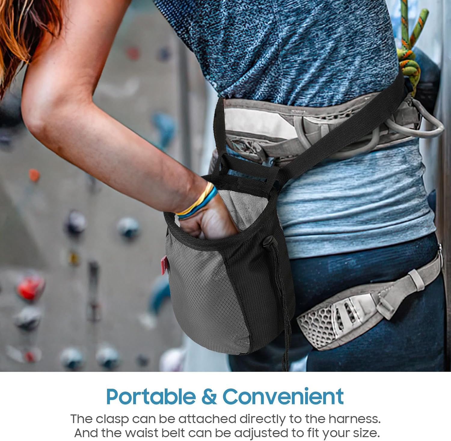 Thumbnail 4 de MoKo Climbing Chalk Bag with Brush