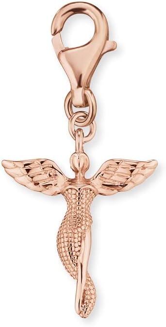 Detalle 2 de Engelsrufer Damen Charm Anhänger Schutzengel Symbol Silber – Sterling Silber, nickelfrei, Karabinerverschluss