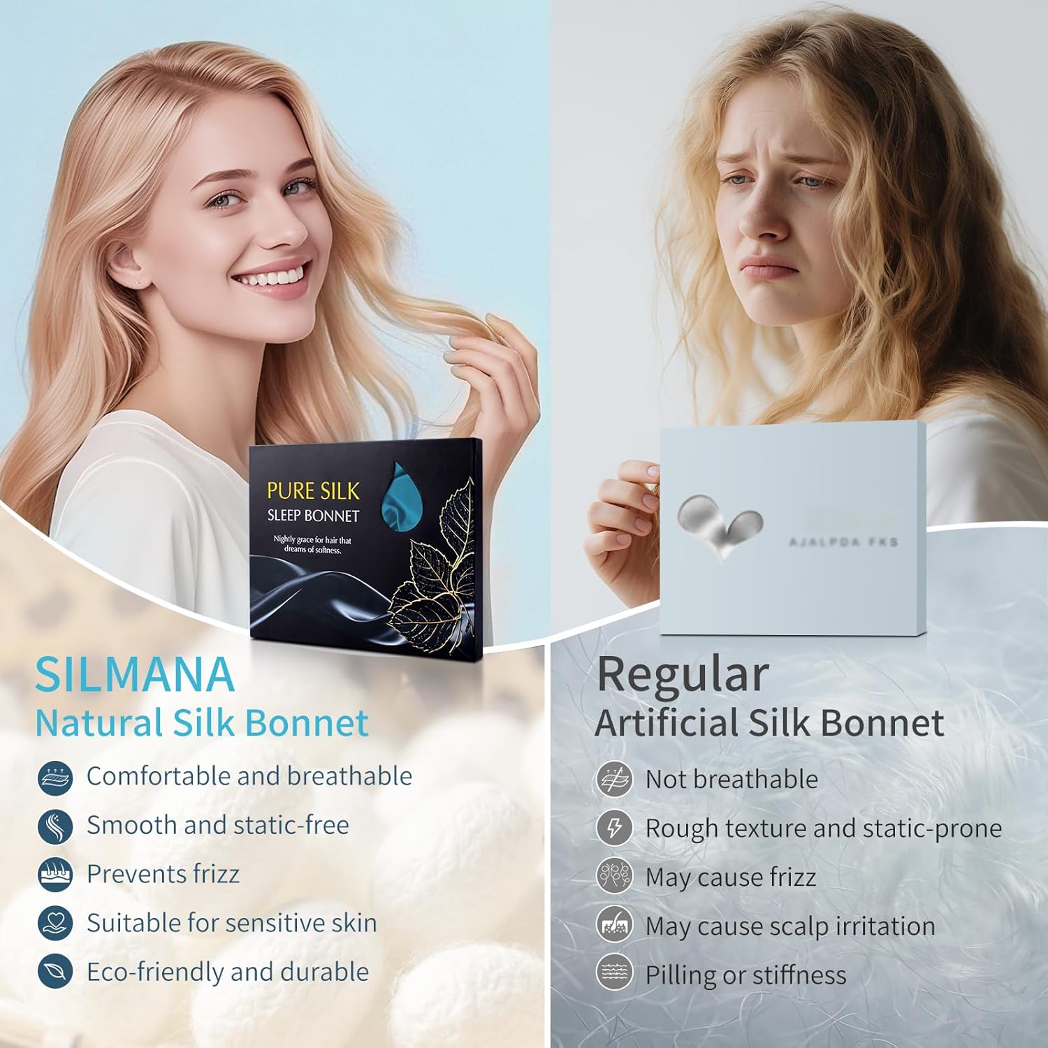 Thumbnail 2 de Silmana Silk Bonnet 22 Momme