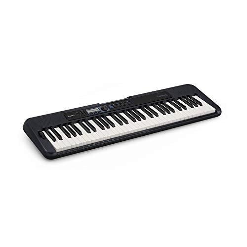 Detalle de Casio Tone CT-S300: Teclado musical de 61 teclas en negro